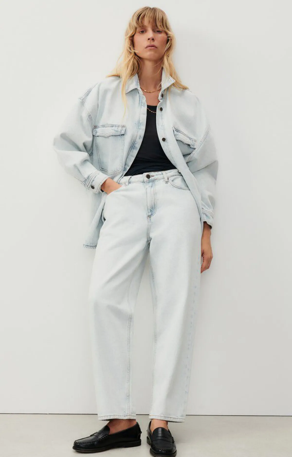 American Vintage Women'S Shirt Joybird Winter Bleached Online