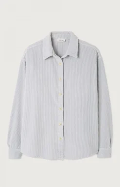 American Vintage Women'S Shirt Padow Vintage Silver Best