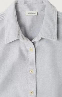 American Vintage Women'S Shirt Padow Vintage Silver Best