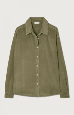 American Vintage Women'S Shirt Padow Vintage Tobacco Discount