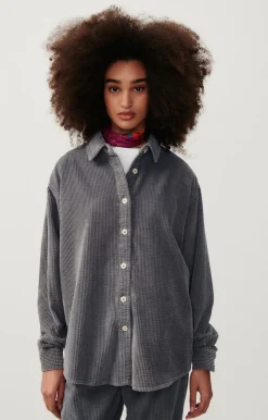 American Vintage Women'S Shirt Padow Carbon Vintage Shop