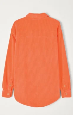 American Vintage Women'S Shirt Padow Fluorescent Orange Hot