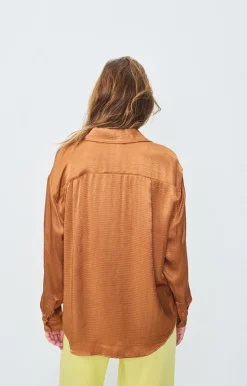 American Vintage Women'S Shirt Shaning Cinnamon Discount