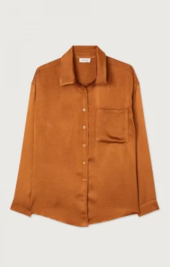 American Vintage Women'S Shirt Shaning Cinnamon Discount