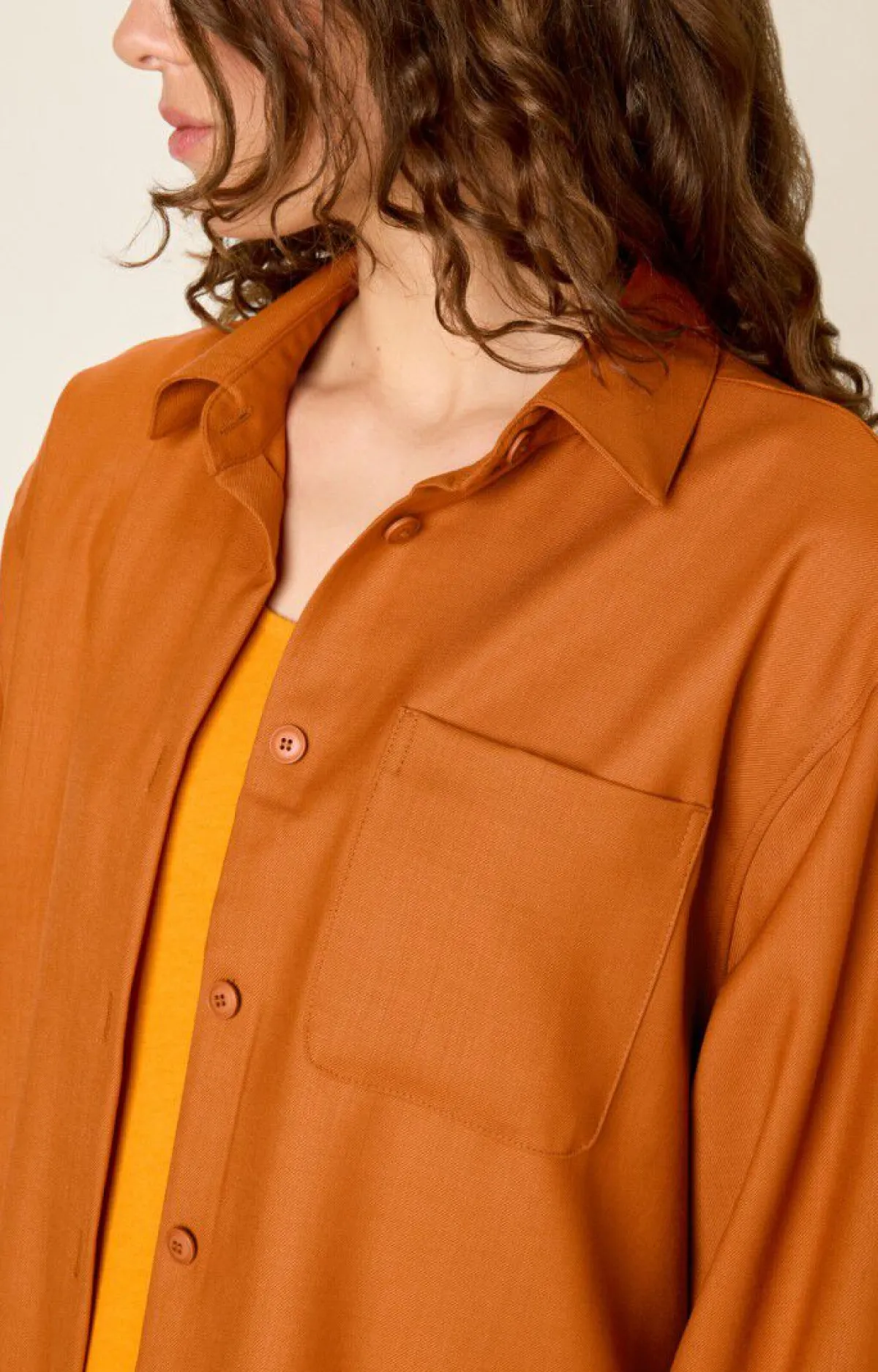 American Vintage Women'S Shirt Tabinsville Cinnamon Store
