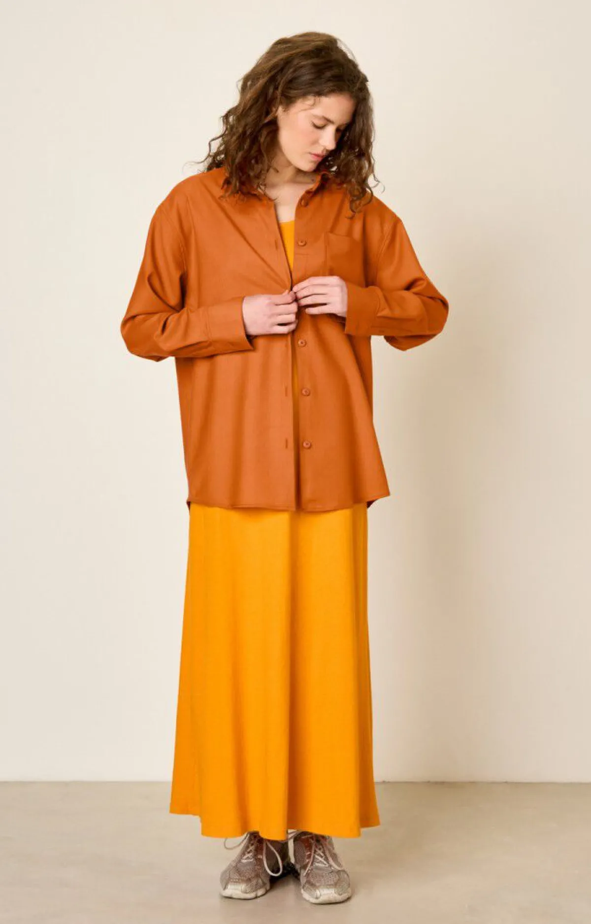 American Vintage Women'S Shirt Tabinsville Cinnamon Store