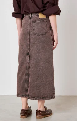 American Vintage Women'S Skirt Yopday Over Dye Pink Discount