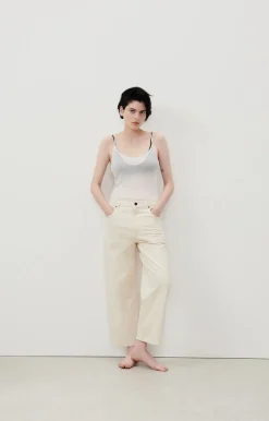 American Vintage Women'S Straight Jeans Spywood Ecru Best