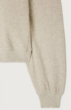 American Vintage Women'S Sweater Yatcastle Heather Grey Outlet