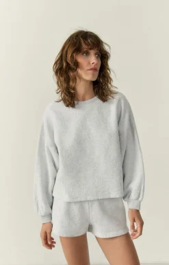 American Vintage Women'S Sweatshirt Bobypark Arctic Melange Discount