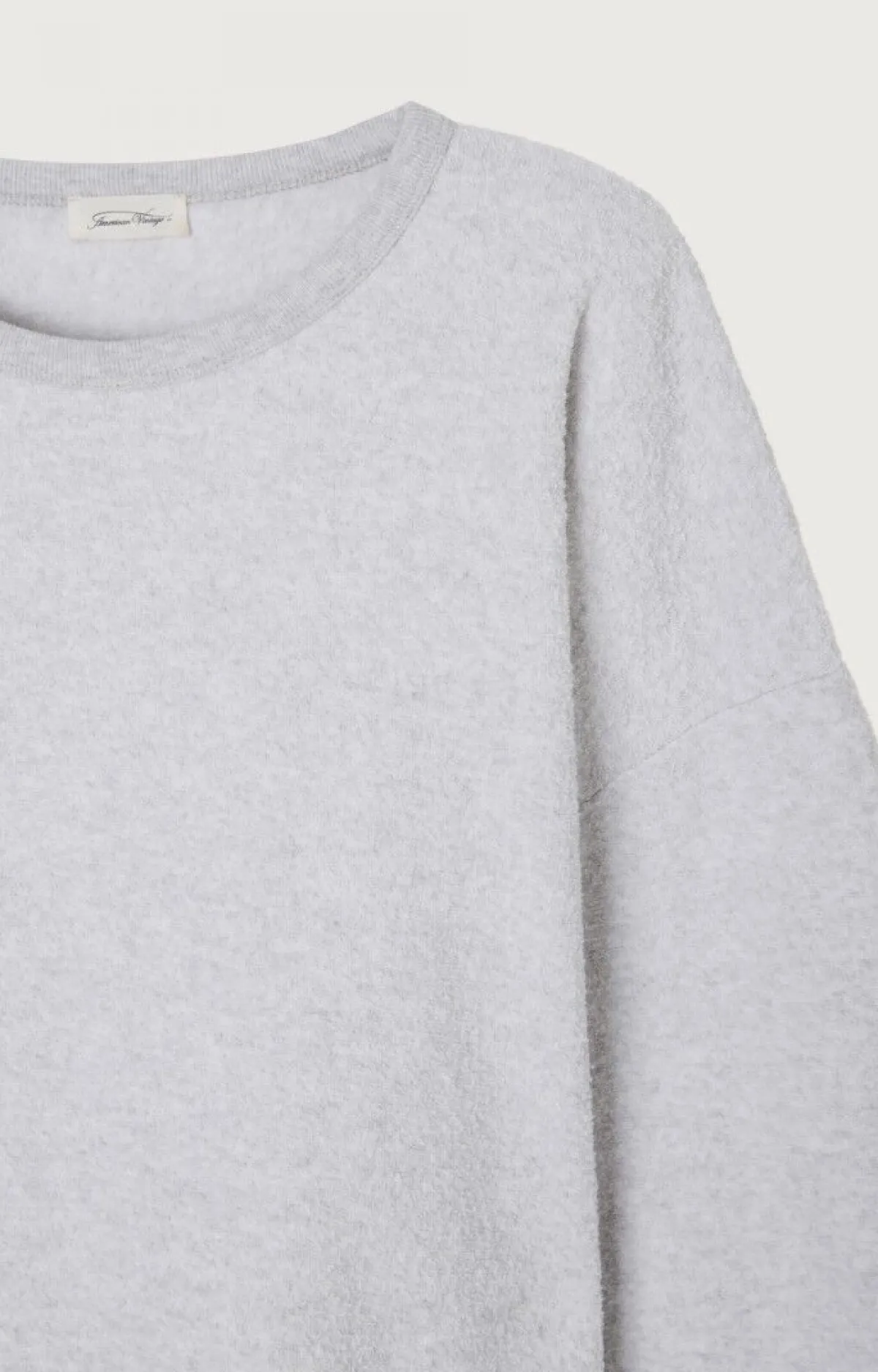 American Vintage Women'S Sweatshirt Bobypark Arctic Melange Discount