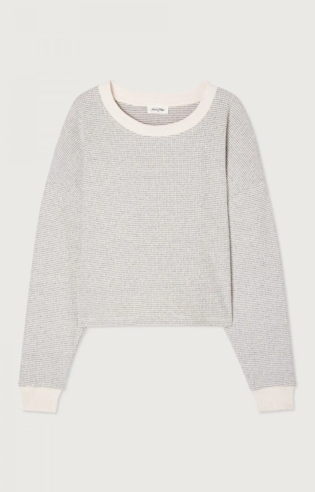 American Vintage Women'S Sweatshirt Gykotown Grey Tiles Hot