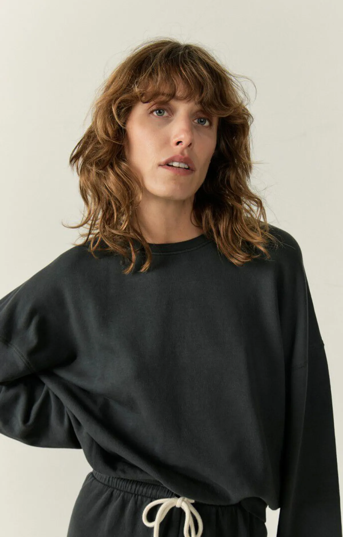 American Vintage Women'S Sweatshirt Hapylife Carbon Vintage Best