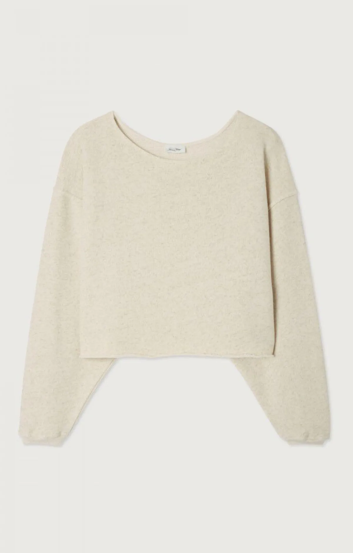 American Vintage Women'S Sweatshirt Itonay Ecru Melange Store