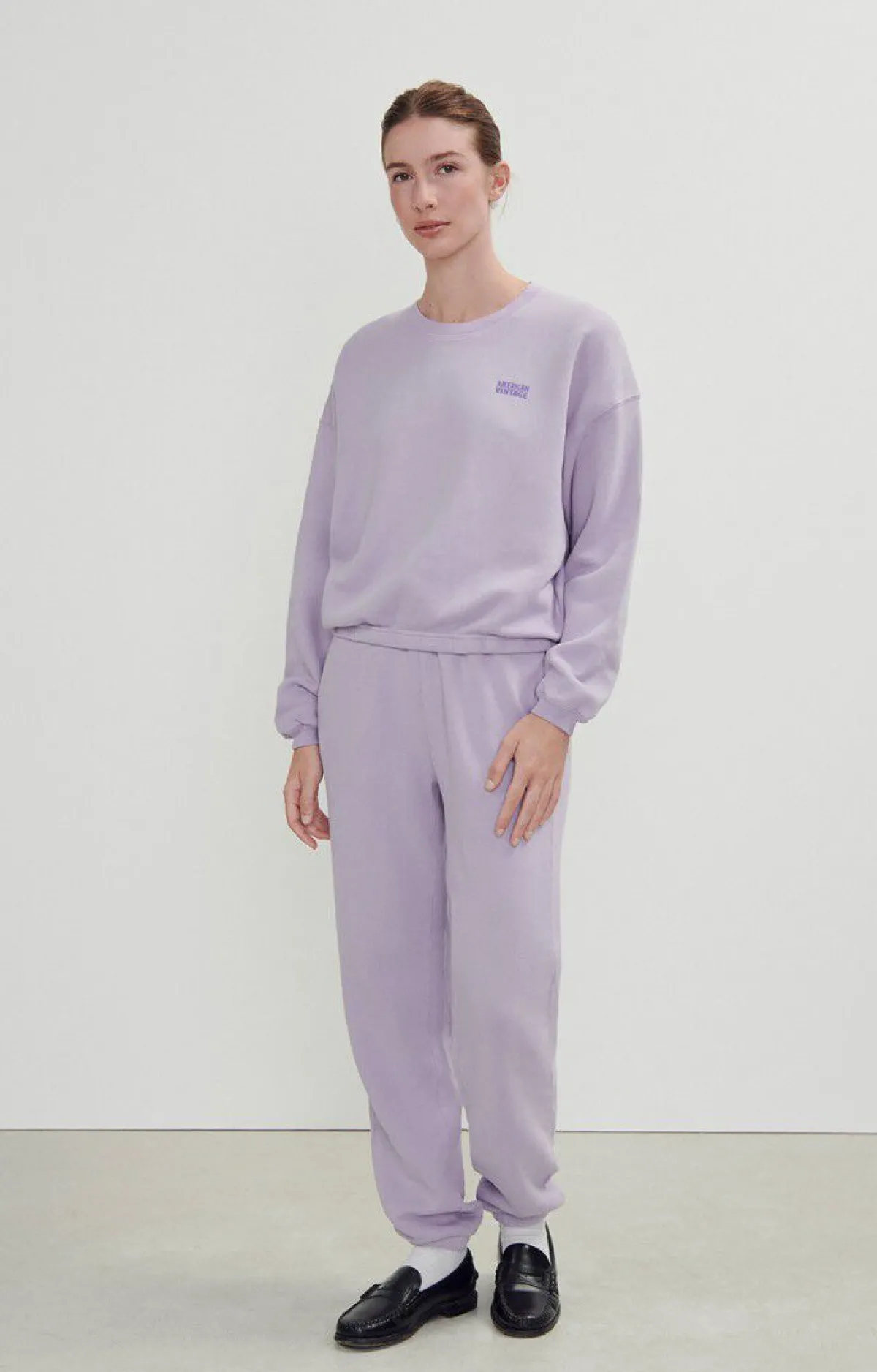American Vintage Women'S Sweatshirt Izubird Vintage Wisteria Sale