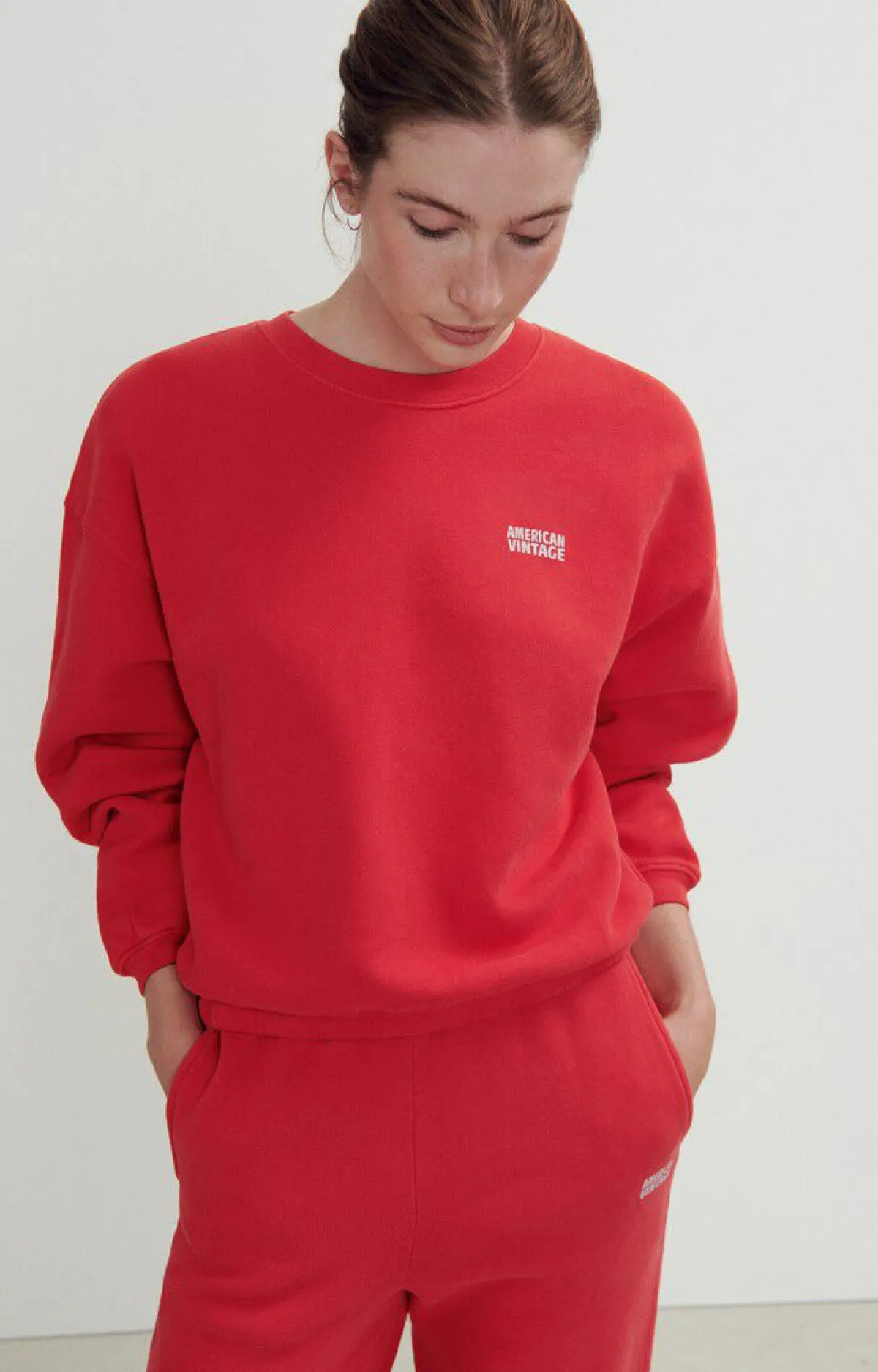 American Vintage Women'S Sweatshirt Izubird Vintage Salsa Flash Sale