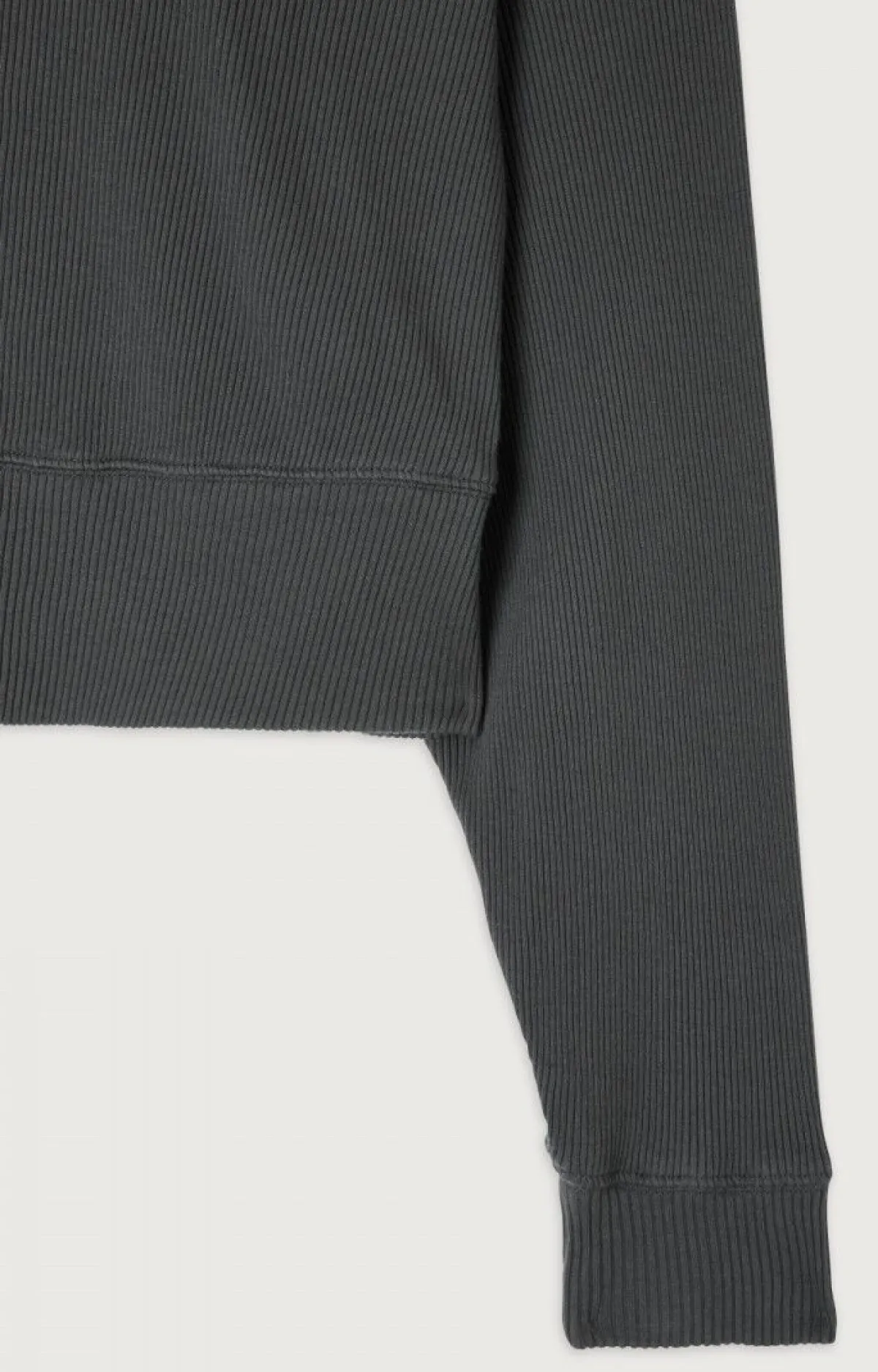 American Vintage Women'S Sweatshirt Piwik Charcoal Melange Flash Sale