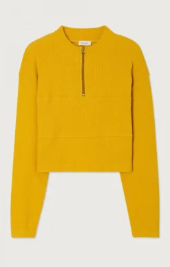 American Vintage Women'S Sweatshirt Pyboo Mustard Flash Sale