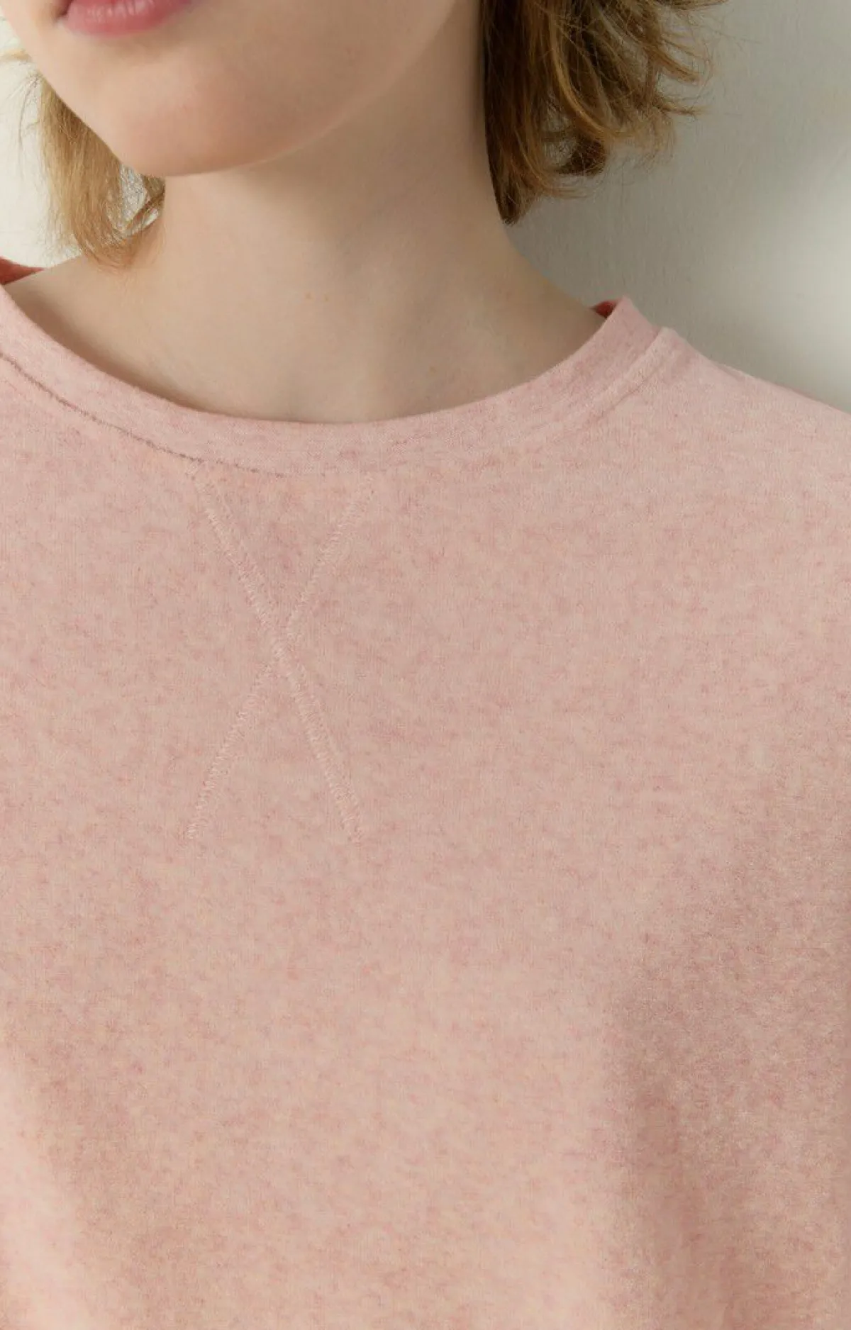 American Vintage Women'S Sweatshirt Ukoz Baby Doll Melange New