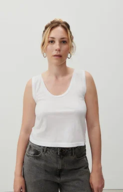 American Vintage Women'S Tank Top Decatur White Shop
