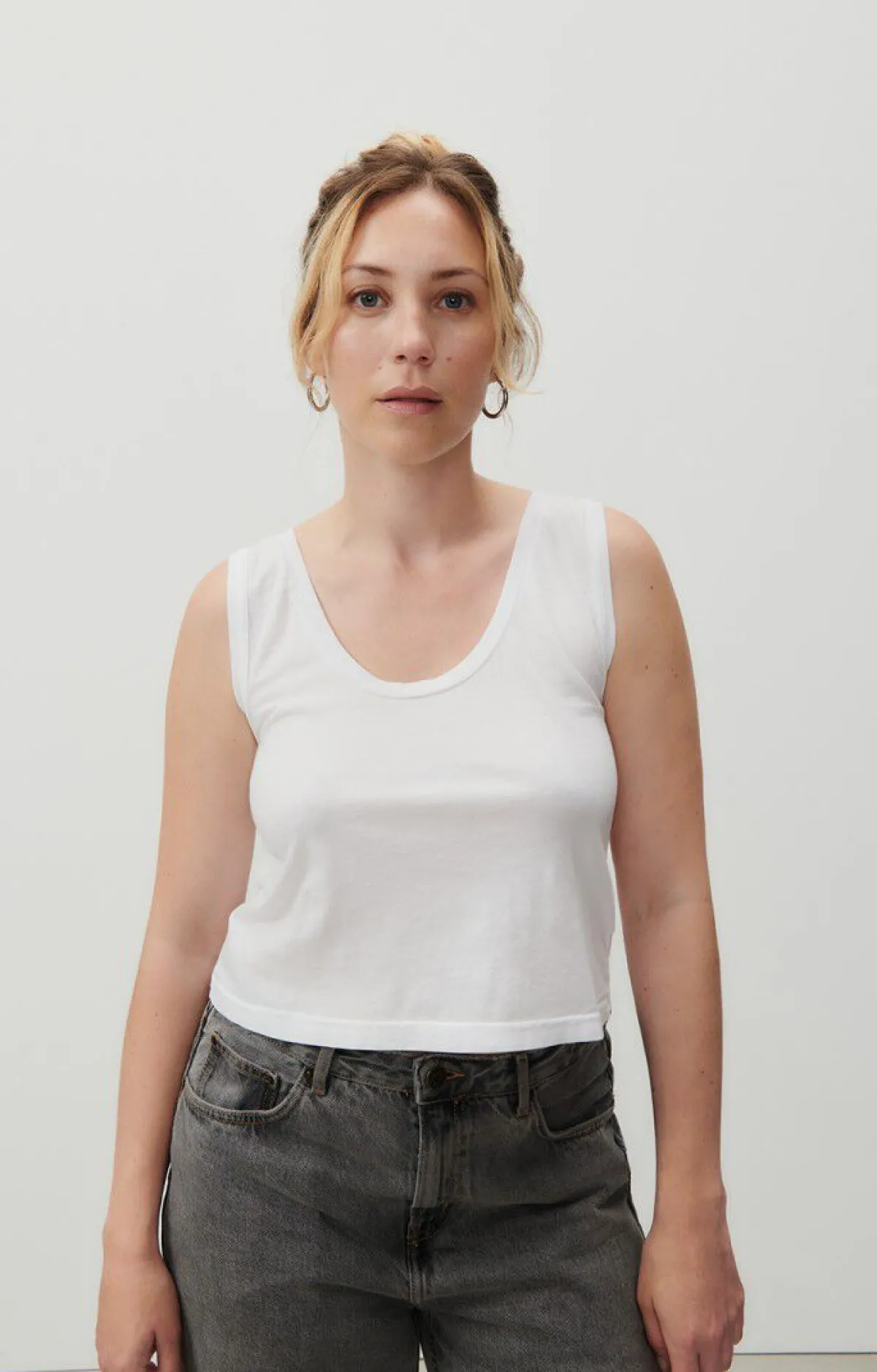 American Vintage Women'S Tank Top Decatur White Shop