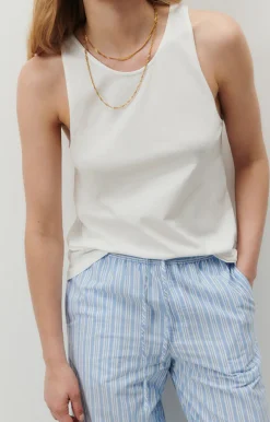 American Vintage Women'S Tank Top Devon Vintage Off-White Fashion