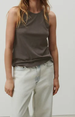 American Vintage Women'S Tank Top Devon Vintage Slate Best