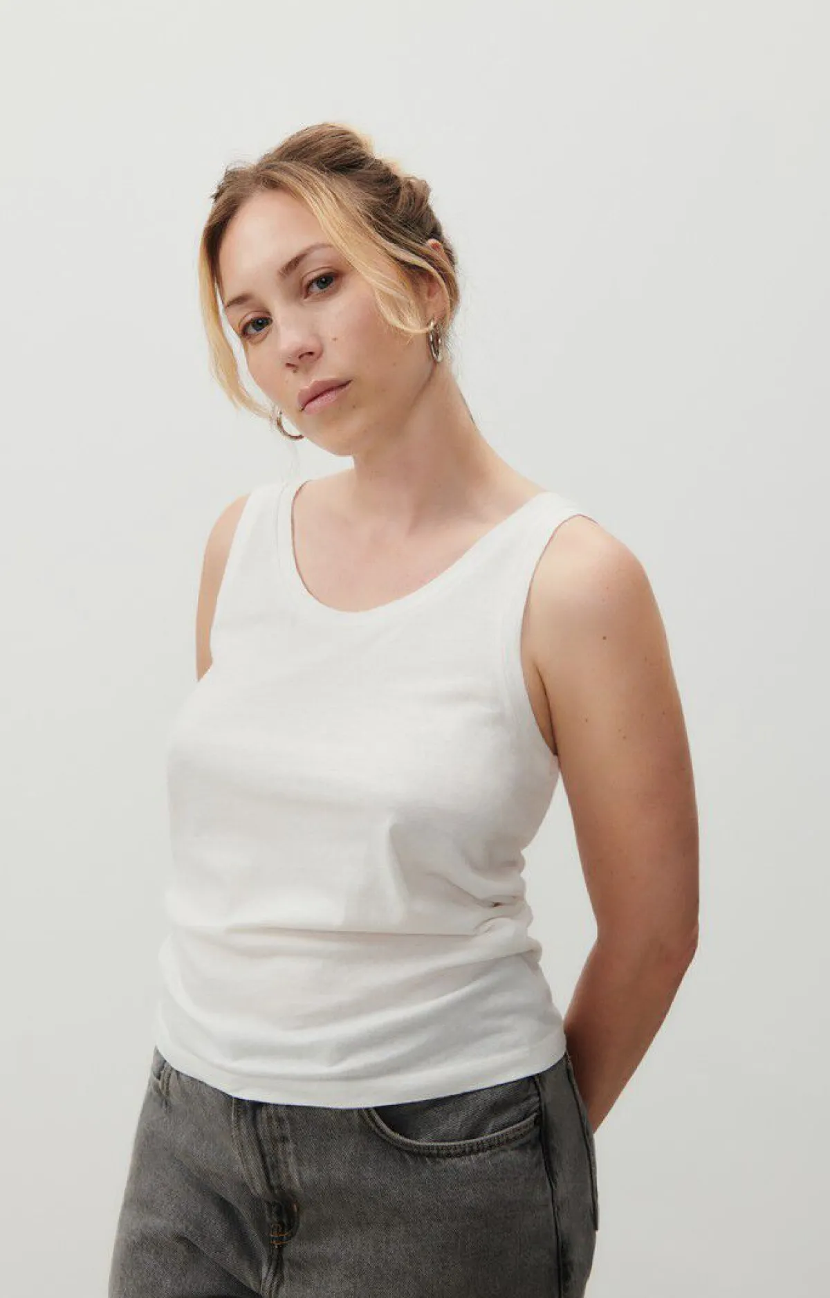 American Vintage Women'S Tank Top Gamipy White Store