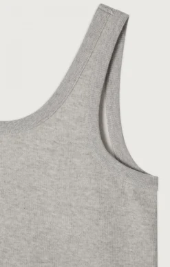 American Vintage Women'S Tank Top Givston Heather Grey Best