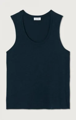 American Vintage Women'S Tank Top Jacksonville Navy Sale