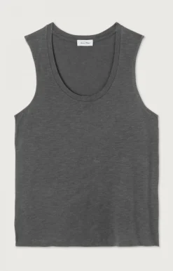 American Vintage Women'S Tank Top Jacksonville Charcoal Melange Online