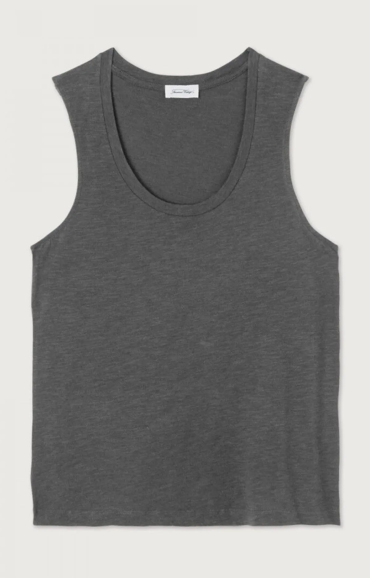 American Vintage Women'S Tank Top Jacksonville Charcoal Melange Online