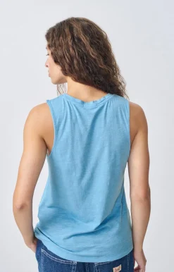 American Vintage Women'S Tank Top Jacksonville Vintage Bluish Clearance