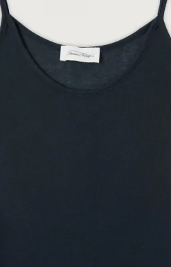 American Vintage Women'S Tank Top Massachusetts Navy Cheap
