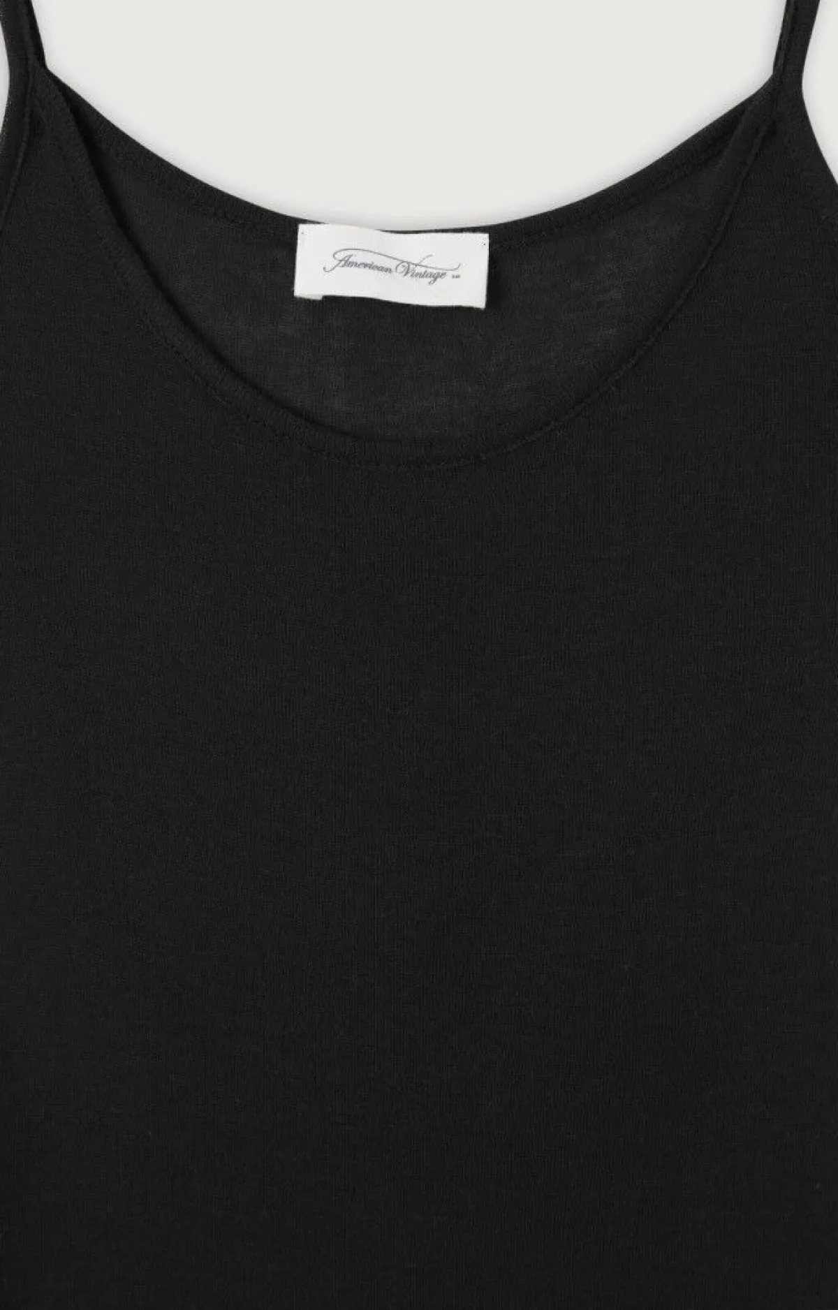 American Vintage Women'S Tank Top Massachusetts Black Flash Sale