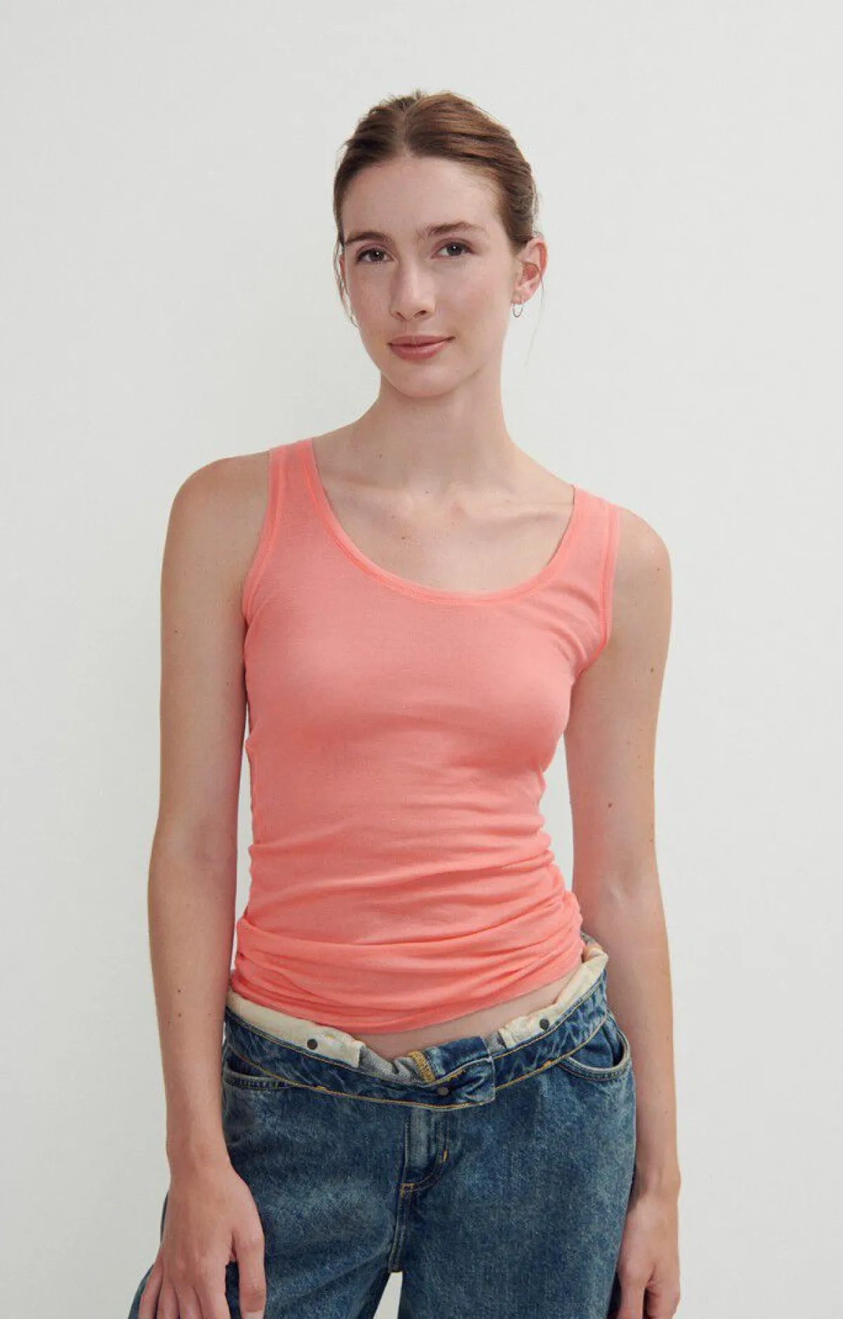 American Vintage Women'S Tank Top Massachusetts Coral Best