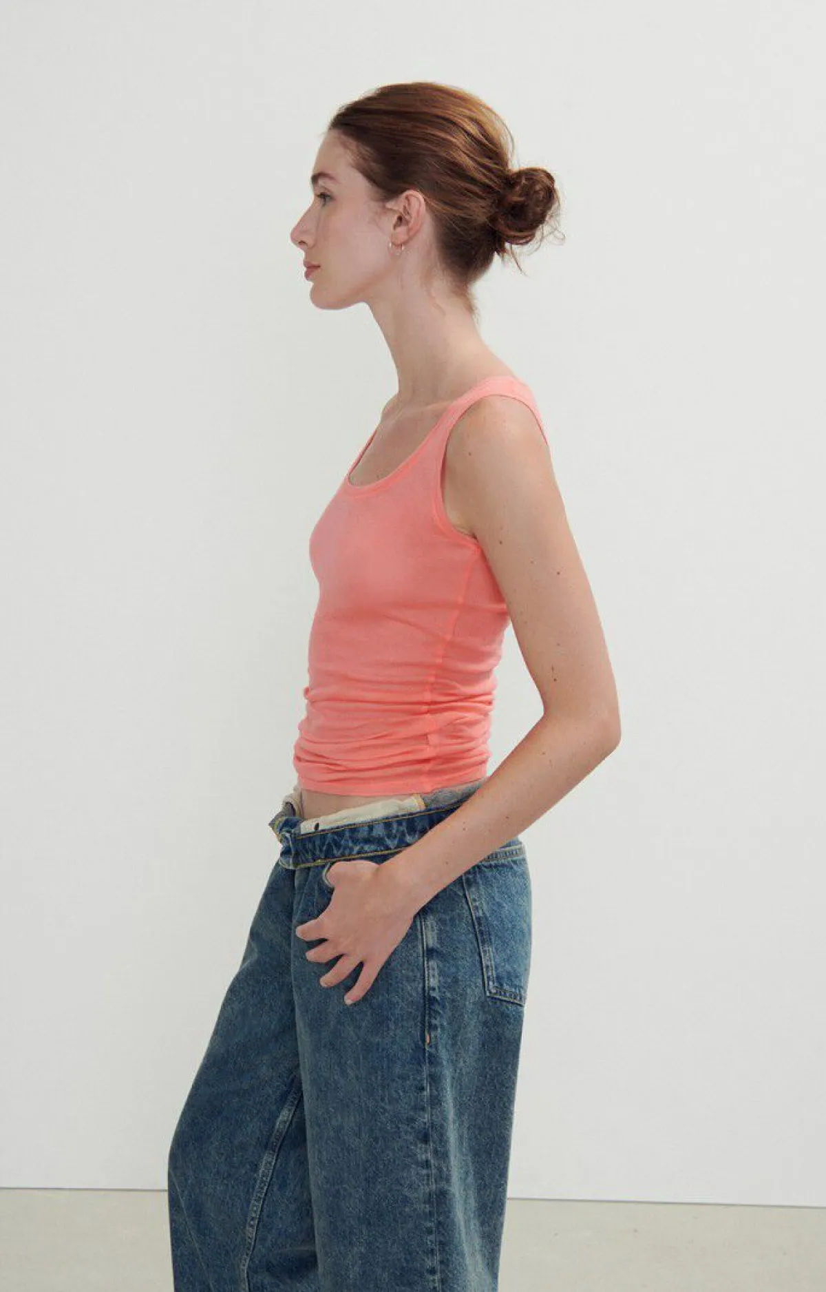 American Vintage Women'S Tank Top Massachusetts Coral Best