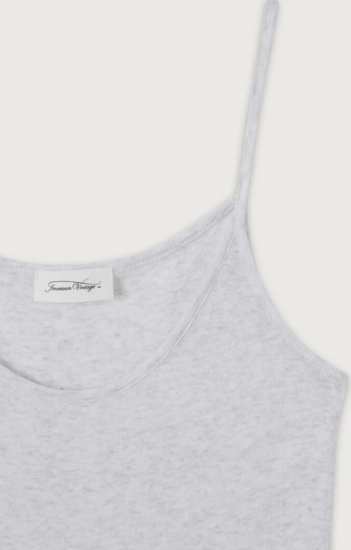 American Vintage Women'S Tank Top Massachusetts Heather Grey Discount