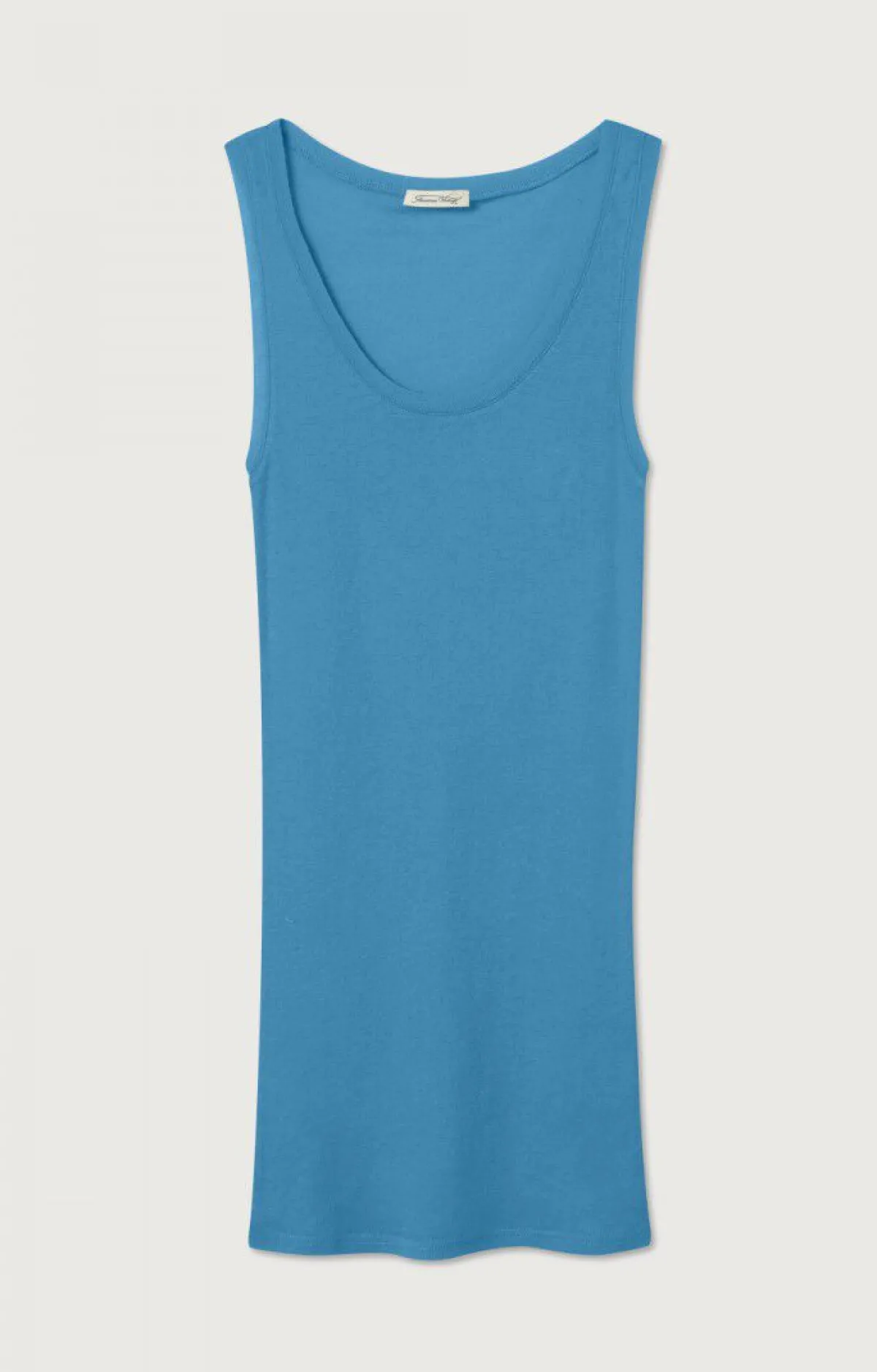 American Vintage Women'S Tank Top Massachusetts Vintage Bluish Clearance