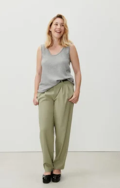 American Vintage Women'S Tank Top Sonoma Heather Grey Cheap
