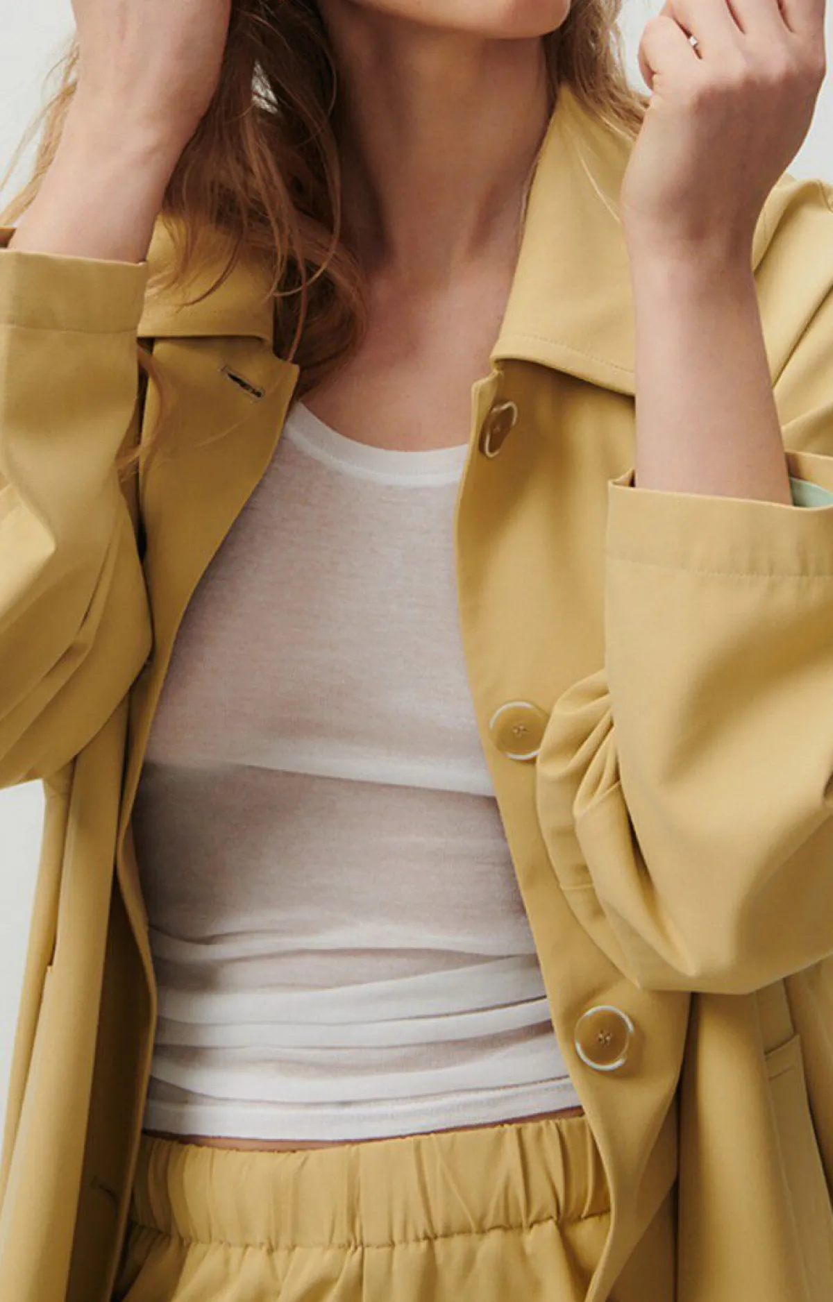 American Vintage Women'S Trench Kabird Chickpea Outlet
