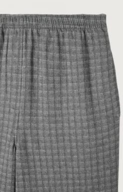 American Vintage Women'S Trousers Jofty Gravel Melange Shop