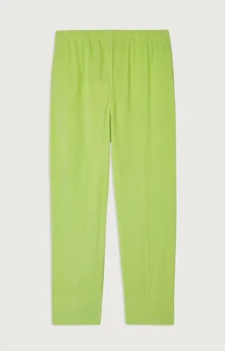 American Vintage Women'S Trousers Padow Vintage Fluorescent Yellow New