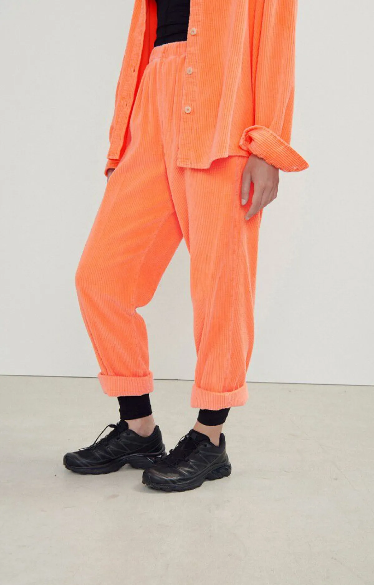 American Vintage Women'S Trousers Padow Fluorescent Orange Sale