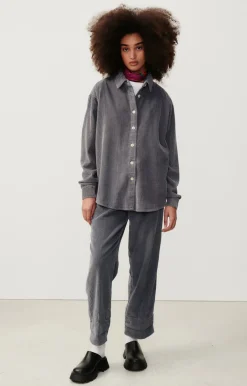 American Vintage Women'S Trousers Padow Carbon Vintage Shop
