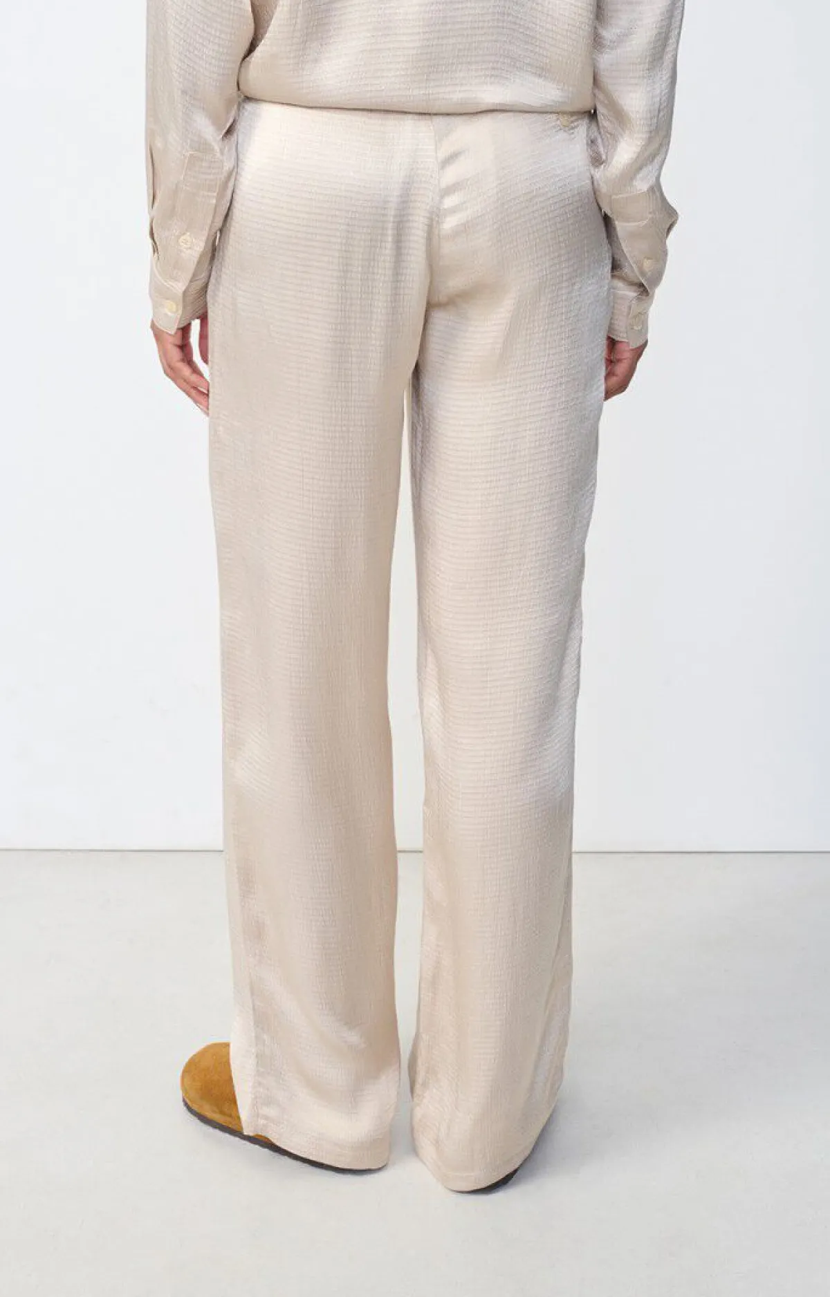 American Vintage Women'S Trousers Shaning Ecru Best