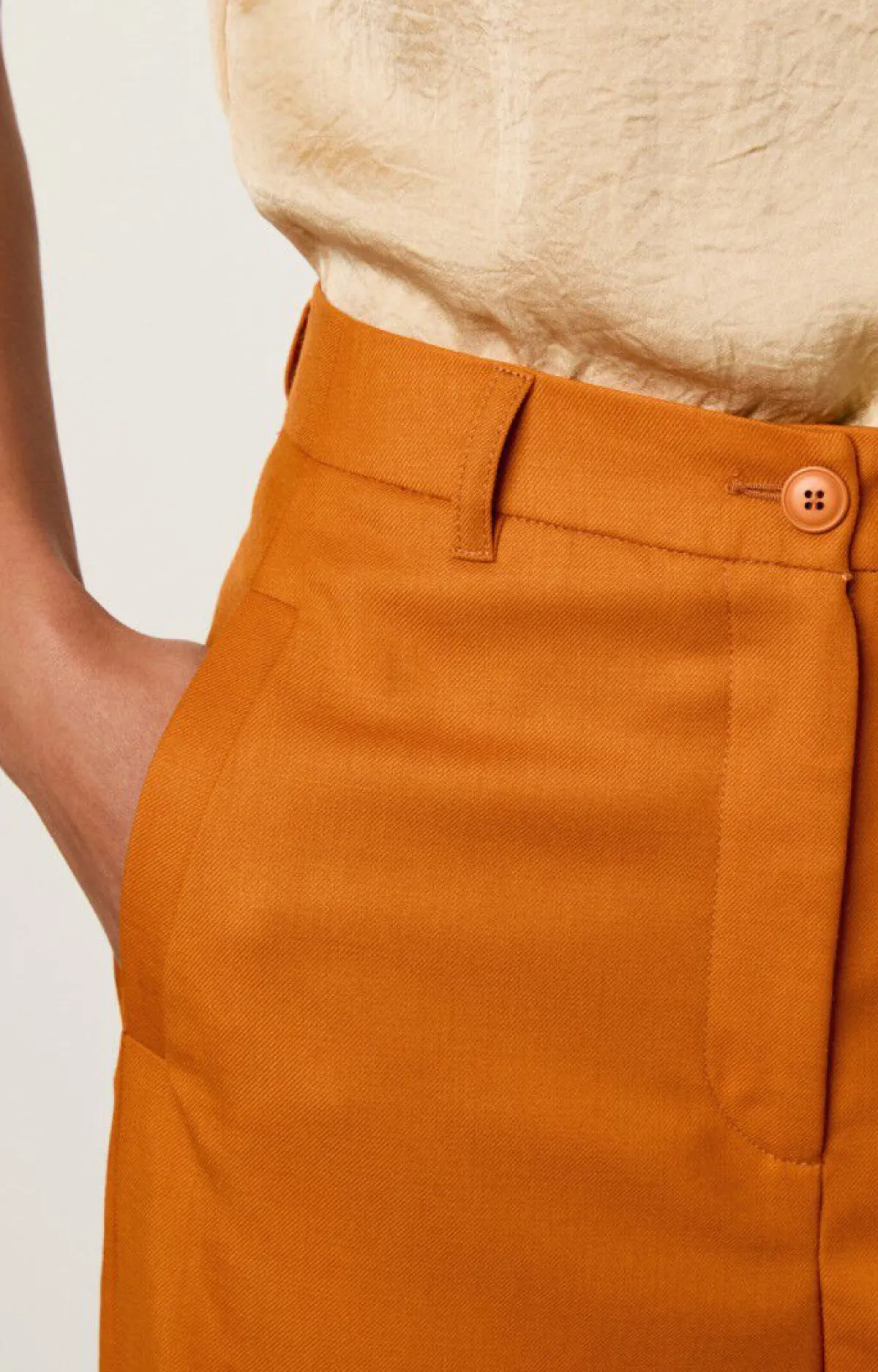 American Vintage Women'S Trousers Tabinsville Cinnamon Online