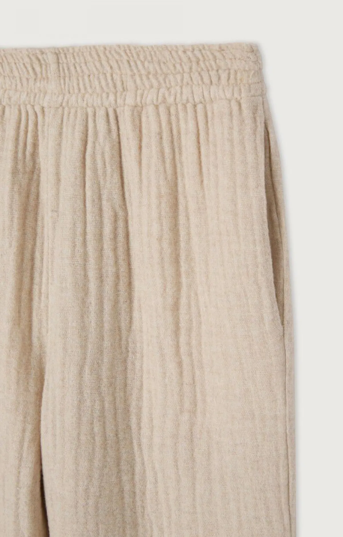 American Vintage Women'S Trousers Yenboro Mist Melange Flash Sale