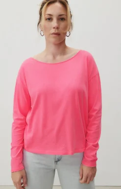 American Vintage Women'S T-Shirt Aksun Fluo Pink Best