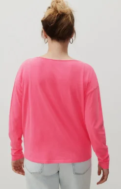 American Vintage Women'S T-Shirt Aksun Fluo Pink Best